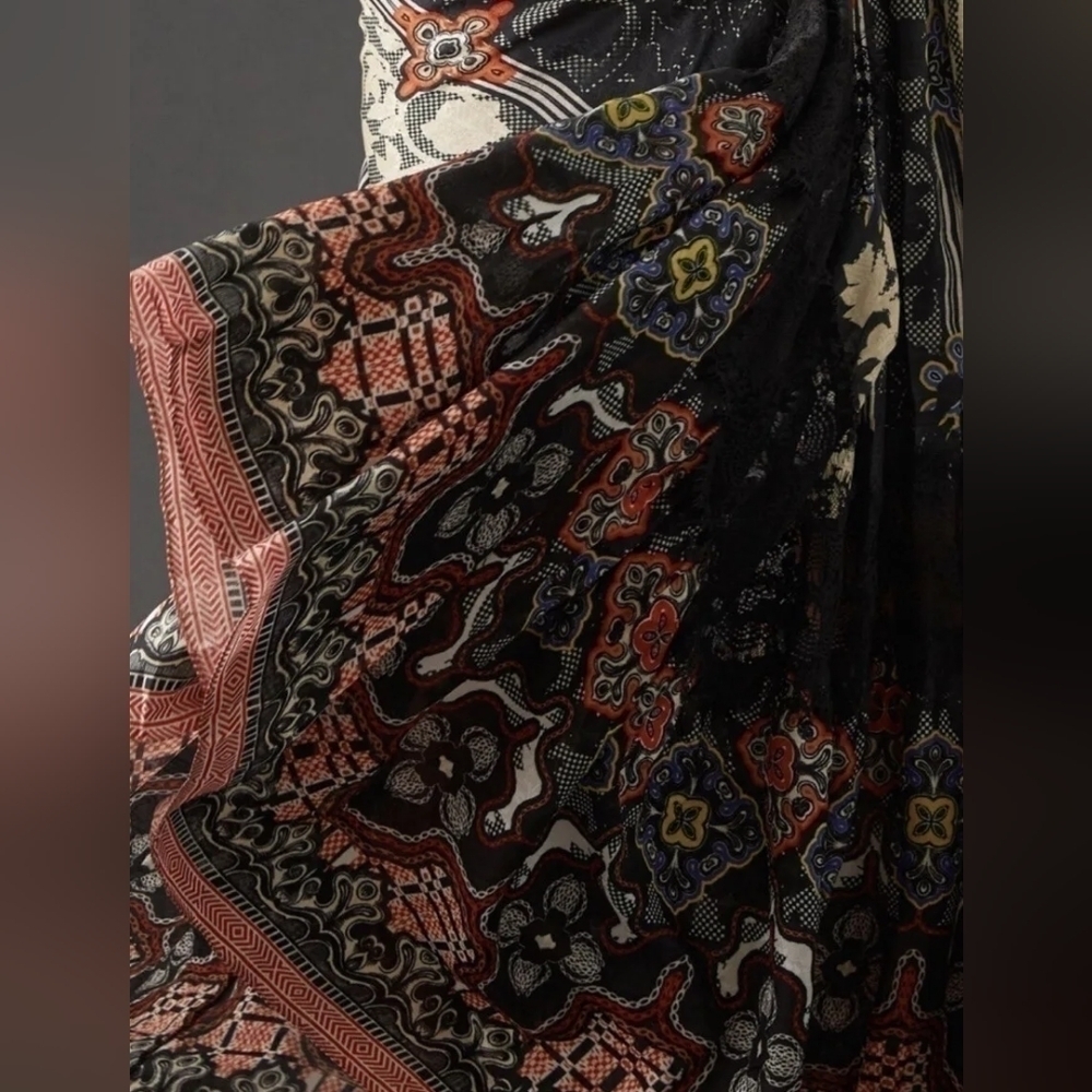 NWOT Anthropologie BHANUNI by JYOTI Tiered Maxi Dress Size 2P - Picture 2 of 7